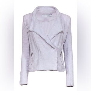 Iro Purple Tweed Jacket Size M/6 (FR 38)